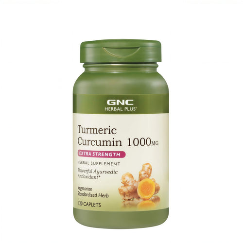 GNC Herbal Plus Turmeric Curcumin 1000mg Supplement Extra Strength