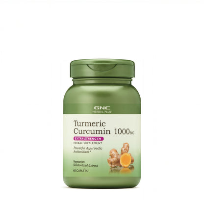 GNC Herbal Plus Turmeric Curcumin 1000mg Supplement Extra Strength
