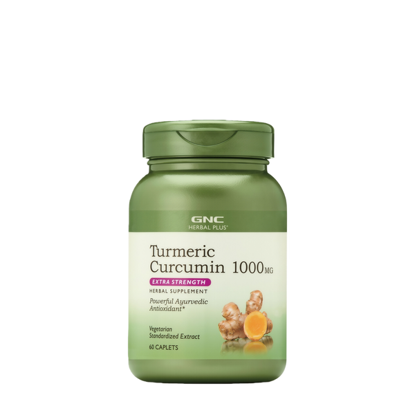 GNC Herbal Plus Turmeric Curcumin 1000mg Supplement Extra Strength